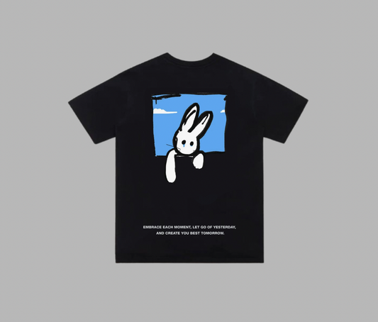BLACK RABBIT T-SHIRT